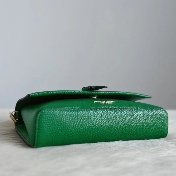 Kate Spade Green Leather Bow Detail Crossbody (New w/o Tags) - Picture 3 of 6